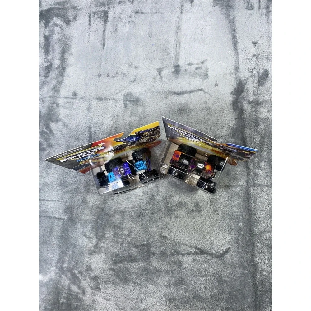 Monster Jam Diecast Truck Smash Bash Sonuva Digger Wild Side Lot of 2 NEW in Box
